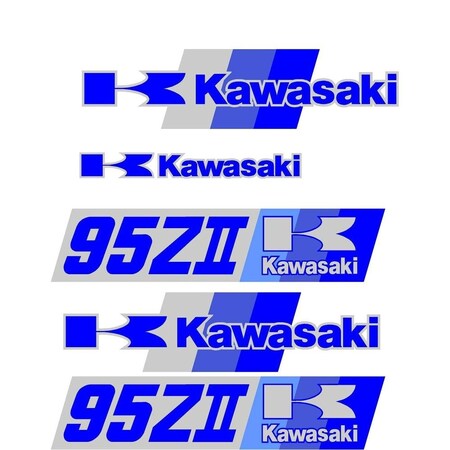 Aftermarket New Fits kawasaki Wheel Loader 95ZII Decal Set KAW95ZIIDECALSET